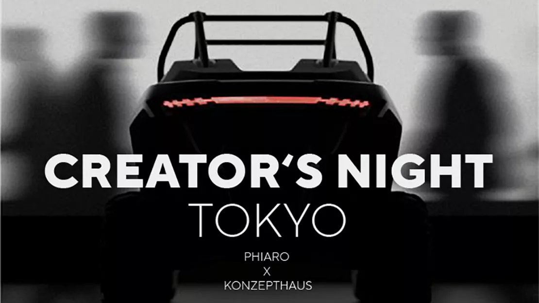 Creator's Night, Creators Night, Creators' Night, Creators Night Tokyo, Creators' Night Tokyo, Creators Night Phiaro, Creators' Night Phiaro, Creator's Night Phiaro, Konzepthaus, Phiaro, Tokyo Events, Japan Mobility Show, Japan MobiShow, MobiShow Japan, MobiShow Tokyo, Mobility Show Tokyo, Automtive Design, Mobility Design, Car Design