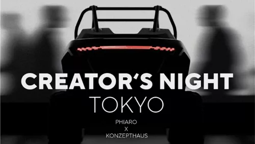 Creator's Night, Creators Night, Creators' Night, Creators Night Tokyo, Creators' Night Tokyo, Creators Night Phiaro, Creators' Night Phiaro, Creator's Night Phiaro, Konzepthaus, Phiaro, Tokyo Events, Japan Mobility Show, Japan MobiShow, MobiShow Japan, MobiShow Tokyo, Mobility Show Tokyo, Automtive Design, Mobility Design, Car Design