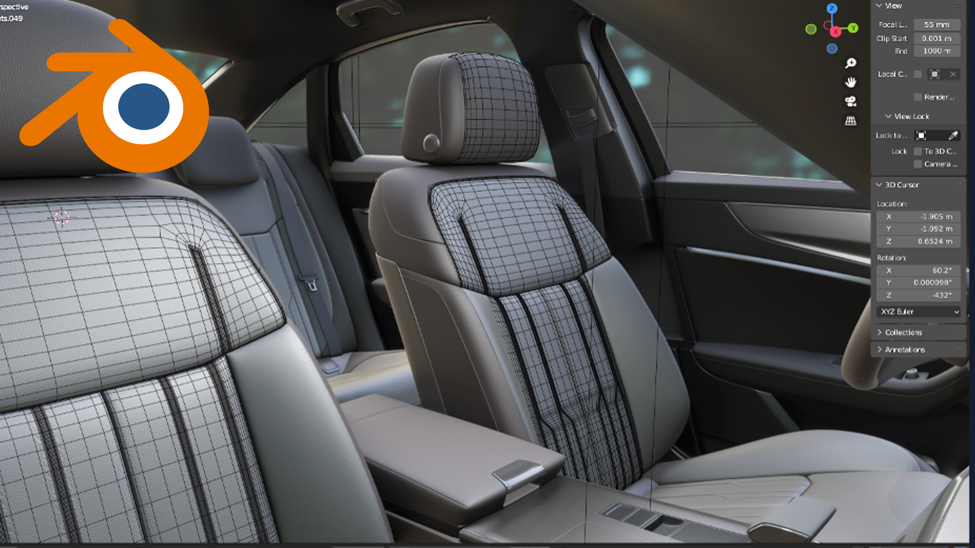 Blender Advanced Interior Modelling Image