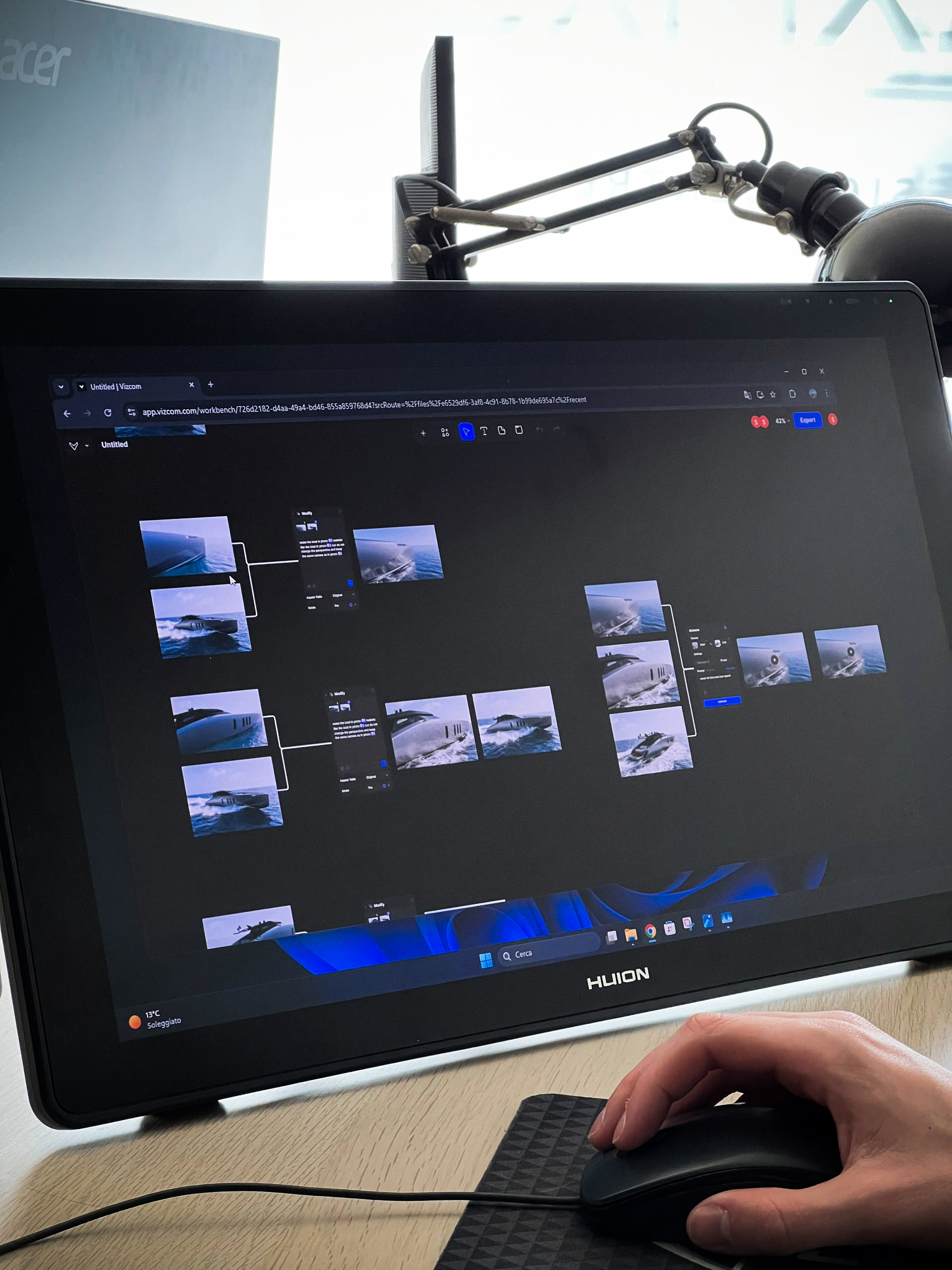 The fourth module at the "Automotive Design Experience" workshop programme by Konzepthaus in collaboration with C-LAB at Haus of Automotive during Milan Design Week focuses on integrating AI tools such as Vizcom in future design workflows.