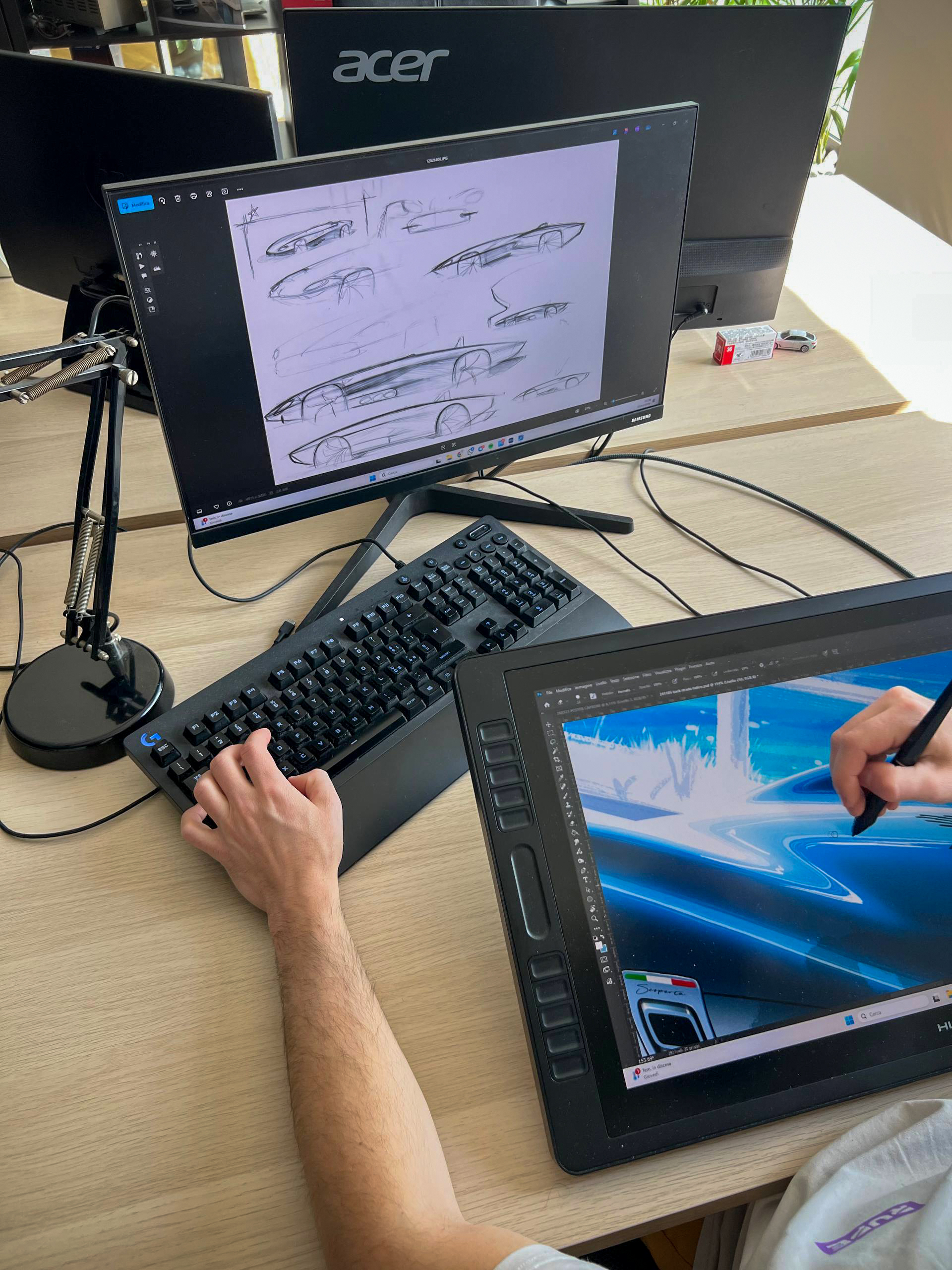 The first module at the "Automotive Design Experience" workshop programme by Konzepthaus in collaboration with C-LAB at Haus of Automotive during Milan Design Week focuses on the foundations of automotive concept design.