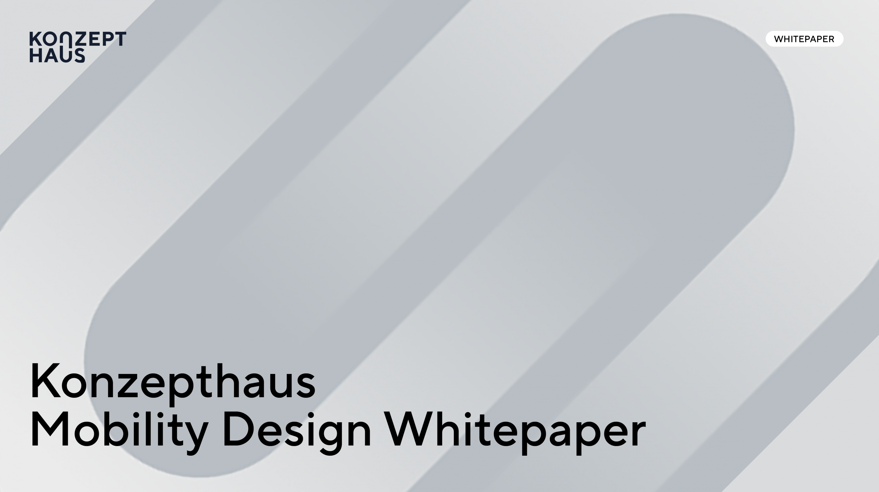 The Konzepthaus Automotive Design Whitepapers provide expert insights on the current state and future developments in Mobility through the lense of the Konzepthaus Consulting, Konzepthaus Design Project Management, Konzepthaus Learning, and Konzepthaus Talent teams.
